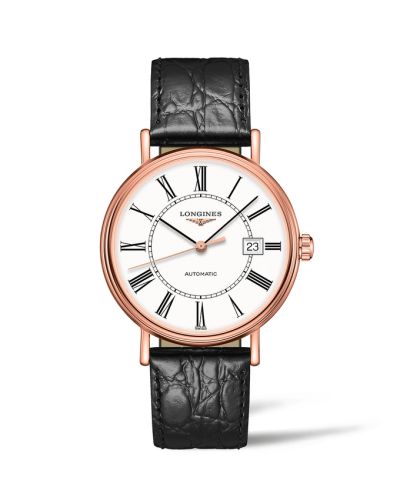 Longines Presence 40 Automatic PVD Red / White - Roman L4.922.1.11.2