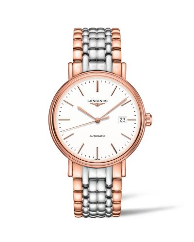 Longines Presence 40 Automatic PVD Red / White / Bracelet L4.922.1.12.7