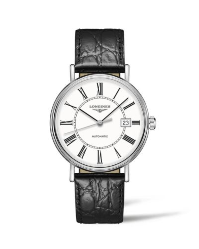Longines Presence 40 Automatic Stainless Steel / White - Roman L4.922.4.11.2