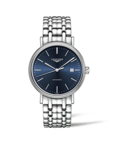 Longines Presence 40 Automatic Stainless Steel / Blue / Bracelet L4.922.4.92.6