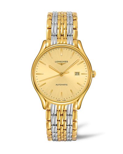 Longines Lyre 40 Automatic PVD Gold / Champagne / Bracelet L4.961.2.32.7