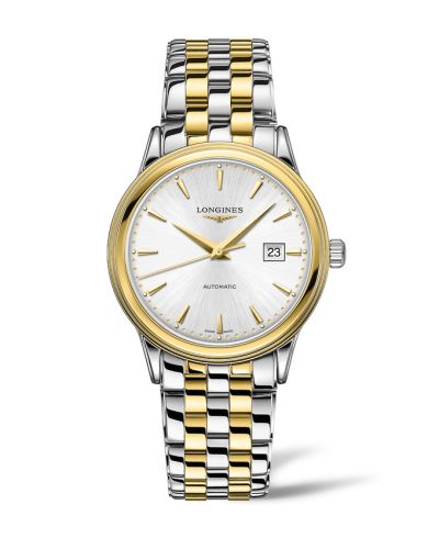 Longines Flagship 40 Stainless Steel - Yellow Gold / Silver / Bracelet L4.984.3.79.7