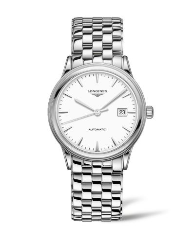 Longines Flagship 40 Stainless Steel / White / Bracelet L4.984.4.12.6