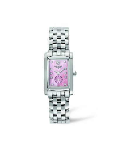 Longines DolceVita 20 Quartz Stainless Steel Pink MOP L5.155.4.93.6