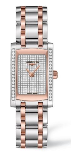 Longines DolceVita 20 Quartz Two Tone Pink Diamond L5.155.5.00.7