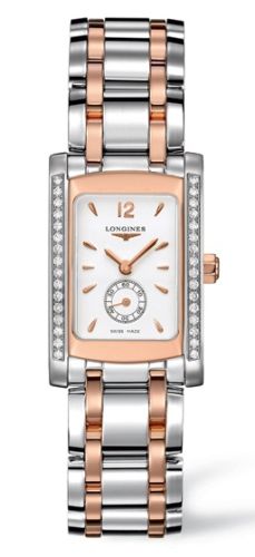 Longines DolceVita 20 Quartz Two Tone Pink Diamond L5.155.5.19.7