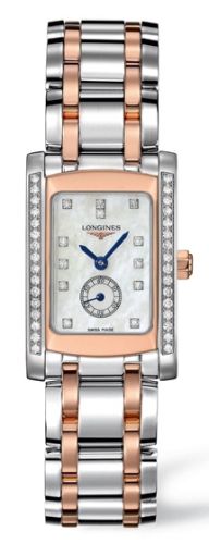 Longines DolceVita 20 Quartz Two Tone Pink Diamond L5.155.5.89.7