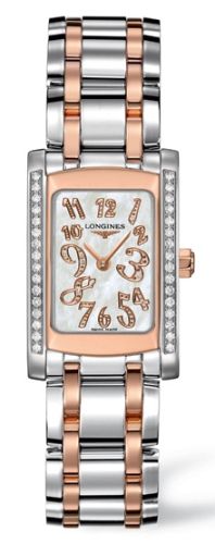 Longines DolceVita 20 Quartz Two Tone Pink Diamond L5.155.5.99.7