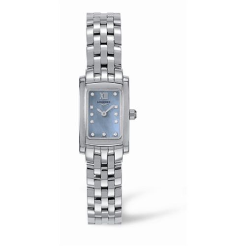 Longines DolceVita 16 Quartz Stainless Steel Blue MOP L5.158.4.83.6