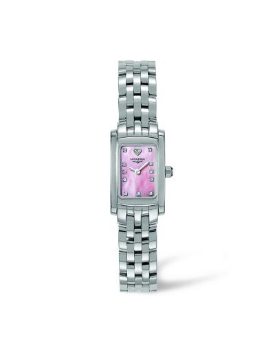 Longines DolceVita 16 Quartz Stainless Steel Pink MOP L5.158.4.93.6
