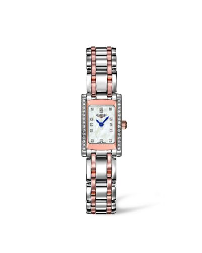 Longines DolceVita 16 Quartz Two Tone Pink Diamond L5.158.5.89.7