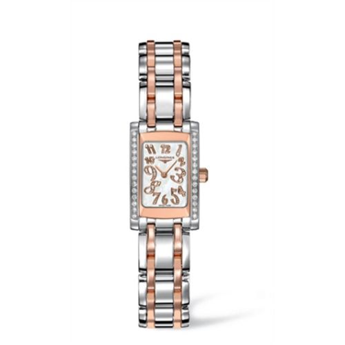 Longines DolceVita 16 Quartz Two Tone Pink Diamond L5.158.5.99.7