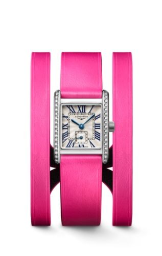 Longines Mini DolceVita 21.5 Quartz Stainless Steel - Diamond / Silver / Triple Cuff Pink XS L5.200.0.71.4