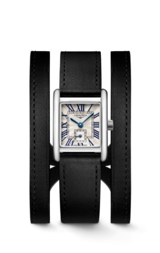 Longines Mini DolceVita 21.5 Quartz Stainless Steel / Silver / Triple Cuff Black XS L5.200.4.71.4