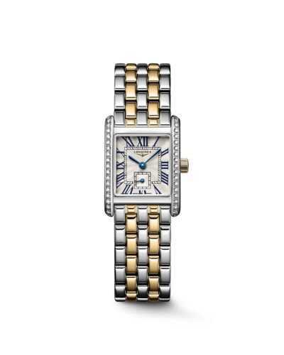 Longines Mini DolceVita 21.5 Quartz Stainless Steel - Yellow Gold - Diamond / Silver / Bracelet L5.200.5.78.7
