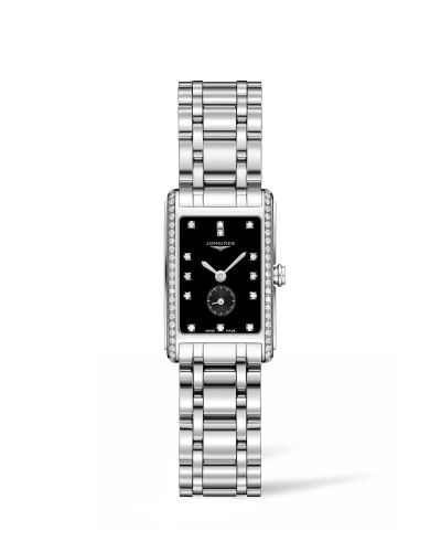 Longines DolceVita 20.5 Quartz Stainless Steel / Diamond / Black / Bracelet L5.255.0.57.6