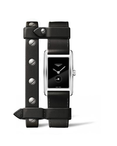 Longines DolceVita 20.8 Quartz Stainless Steel / Black / Yvy Leather L5.255.4.59.2