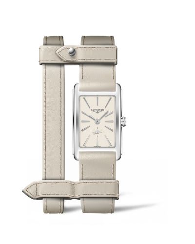 Longines DolceVita 20.8 Quartz Stainless Steel / Beige / Yvy Leather L5.255.4.79.2