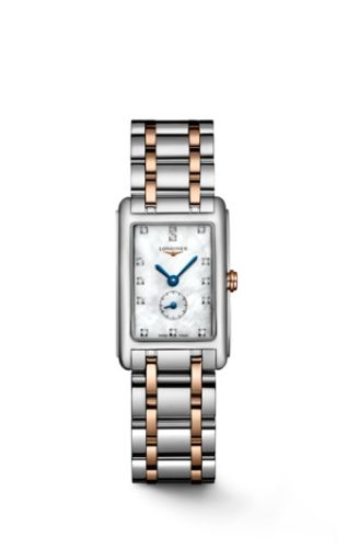 Longines DolceVita 20.5 Quartz Stainless Steel - Pink Gold / MOP / Bracelet L5.255.5.87.7