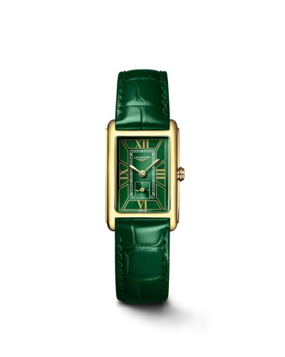 Longines DolceVita 20.5 Quartz Yellow Gold / Green L5.255.6.95.2