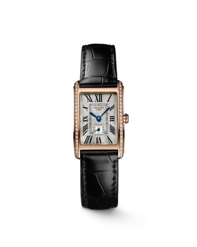 Longines DolceVita 20.5 Quartz Pink Gold / Diamond / Silver - Roman L5.255.9.71.0