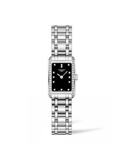 Longines DolceVita 17.4 Quartz Stainless Steel / Diamond / Black / Bracelet L5.258.0.57.6