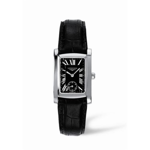 Longines DolceVita 22 Quartz Stainless Steel Black Roman L5.502.4.79.2