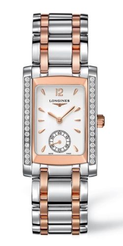 Longines DolceVita 22 Quartz Two Tone Pink Diamond L5.502.5.19.7