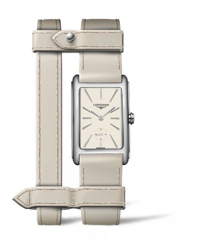 Longines DolceVita 23 Quartz Stainless Steel / Beige / Yvy Leather L5.512.4.79.2