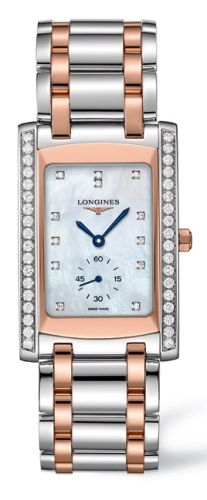 Longines DolceVita 22 Quartz Two Tone Pink Diamond L5.655.5.89.7