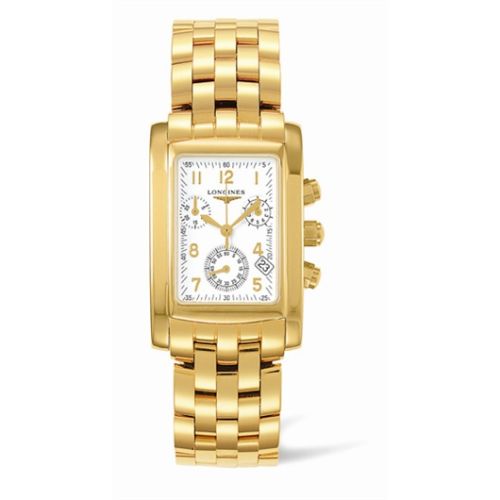 Longines DolceVita 28 Quartz Chronograph Gold L5.656.6.13.6
