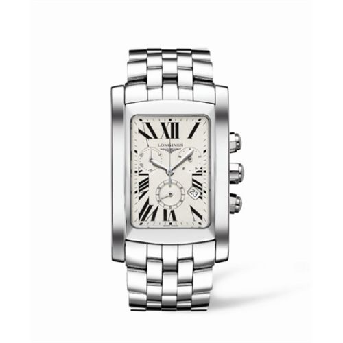 Longines DolceVita XL Chronograph Stainless Steel Roman L5.687.4.71.6