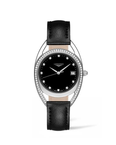 Longines Equestrian Horseshoe 34 Diamond / Black L6.138.0.57.0