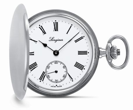 Longines Heritage Pocket Watch Roman Hunter L7.012.4.21.1