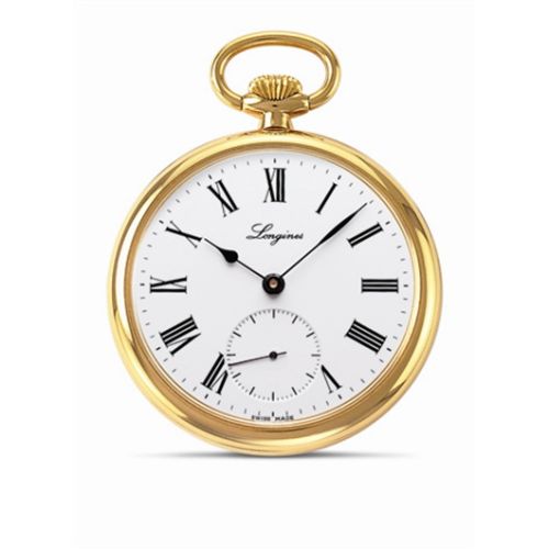 Longines Pocket Watch Gold-Plated / White - Roman L7.014.2.11.1