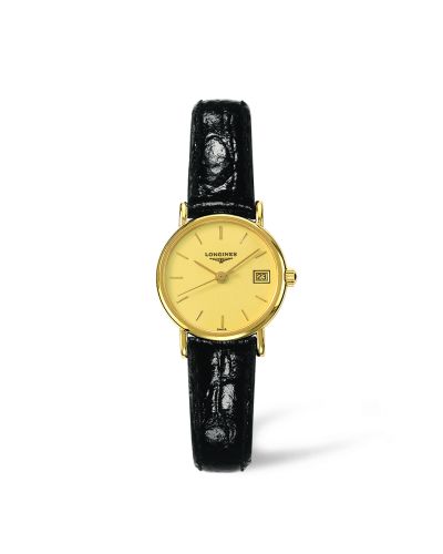Longines Presence 23.5 Quartz Gold Yellow Stick L7.490.6.32.0