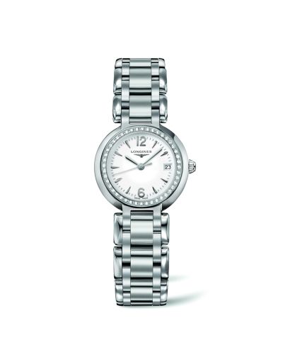 Longines PrimaLuna Quartz 26.5 Stainless Steel / Diamond / White / Bracelet L8.110.0.16.6