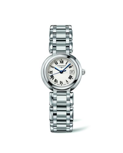 Longines PrimaLuna Quartz 26.5 Stainless Steel / Silver - Roman / Bracelet L8.110.4.71.6