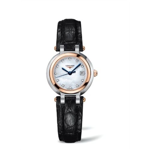 Longines PrimaLuna Quartz 26.5 Stainless Steel / Pink Gold / MOP L8.110.5.87.2