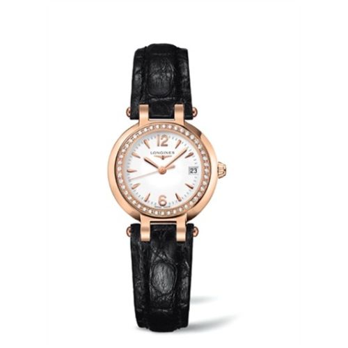Longines PrimaLuna Quartz 26.5 Pink Gold / Diamond / White L8.110.9.16.2