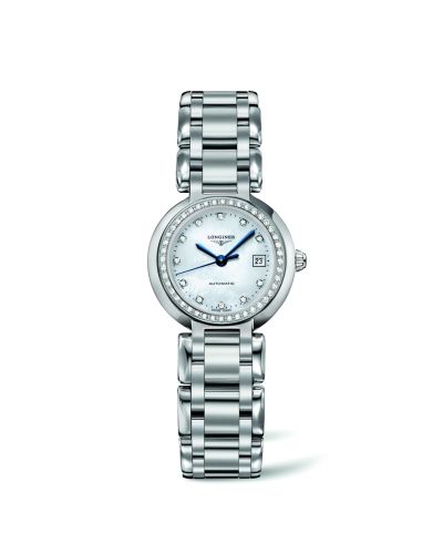 Longines PrimaLuna Automatic 26.5 Stainless Steel / Diamond / MOP / Bracelet L8.111.0.87.6
