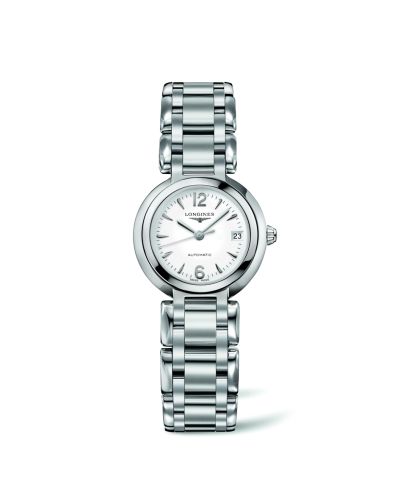 Longines PrimaLuna Automatic 26.5 Stainless Steel / White / Bracelet L8.111.4.16.6