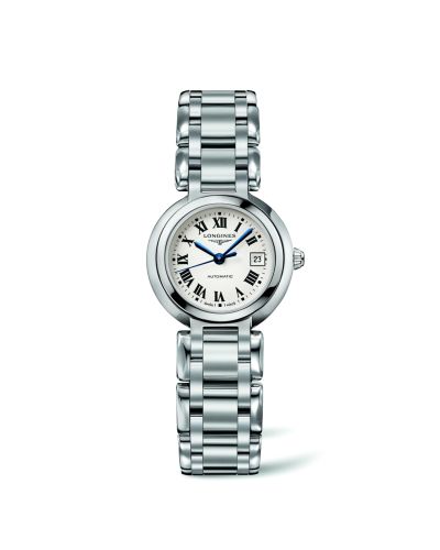 Longines PrimaLuna Automatic 26.5 Stainless Steel / Silver - Roman / Bracelet L8.111.4.71.6