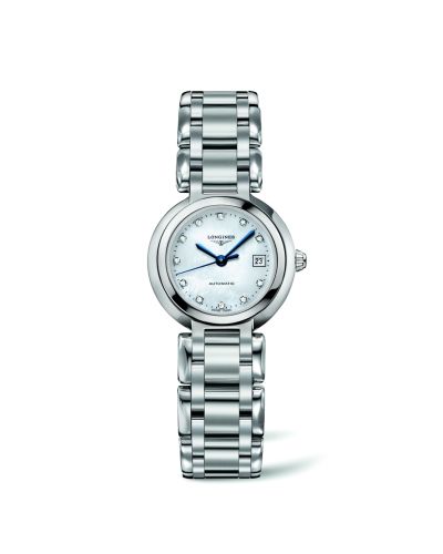 Longines PrimaLuna Automatic 26.5 Stainless Steel / MOP / Bracelet L8.111.4.87.6