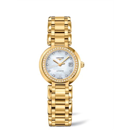 Longines PrimaLuna Automatic 26.5 Yellow Gold Diamond MOP L8.111.7.87.6