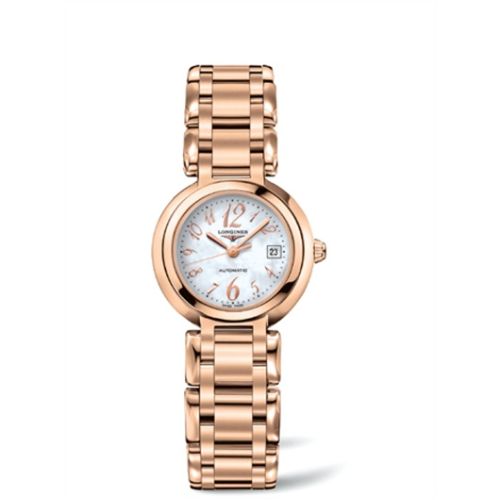 Longines PrimaLuna Automatic 26.5 Pink Gold Funky MOP L8.111.8.83.6