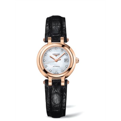 Longines PrimaLuna Automatic 26.5 Pink Gold Leather MOP L8.111.8.87.2