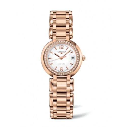 Longines PrimaLuna Automatic 26.5 Pink Gold Diamond Arabic L8.111.9.16.6