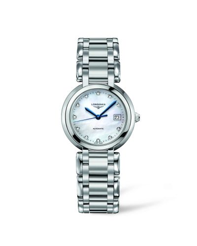 Longines PrimaLuna Automatic 30 Stainless Steel / MOP / Bracelet L8.113.4.87.6