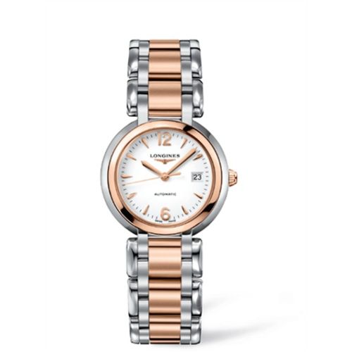 Longines PrimaLuna Automatic 30 Two Tone Pink Arabic L8.113.5.16.6